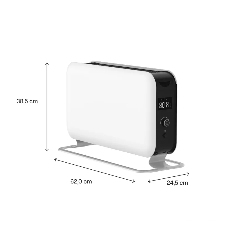 Mill konwektorowy grzejnik pokojowy CO1500MAXWIFI3, 1500 W, WiFi+App, odpowiedni do pomieszczeń do 18 m², biały