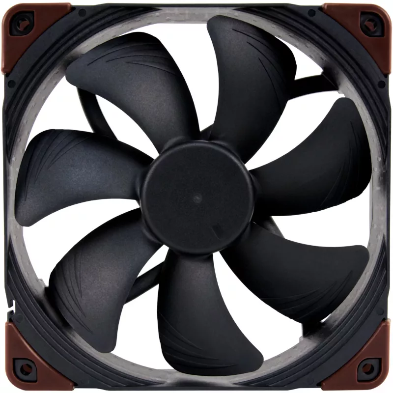 Wentylator Noctua NF-A14 INDUSTRIALPPC-2000 PWM, 140x25 mm, 12V, PWM, 500–2000 RPM, 182.5 m³/h, IP52, łożysko SSO