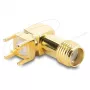 DELOCK adapter SMA Gold – adapter ze złączami SMA na SMA, złote wykończenie