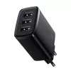 Baseus Compact Quick Charger, 3x USB, 17W (Czarny)
