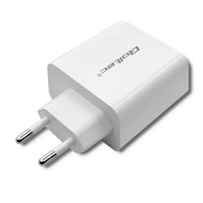 Qoltec 51718 Ładowarka | 45W | 5-20V | 2,4-3A | USB typu C PD | USB | Biała