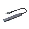 USB 3.0 4-portowy koncentrator interfejsu SAVIO AK-71 z hostem USB-C, 5000 Mbit/s, 2-letnia gwarancja