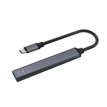 USB 3.0 4-portowy koncentrator interfejsu SAVIO AK-71 z hostem USB-C, 5000 Mbit/s, 2-letnia gwarancja