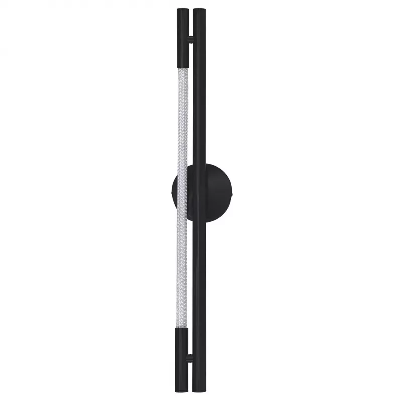 Lampa ścienna LED ActiveJet AJE-CHARLIE NW, 1100 lm, 4000 K, 8 W, czarna, 798×120×65 mm