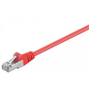 Kabel krosowy Wentronic Goobay CAT 5e, F/UTP, czerwony, 2 m - mieszanka miedzi CCA (50152)
