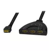 LogiLink - Rozdzielacz/przełącznik wideo/audio - 3 x HDMI - Desktop