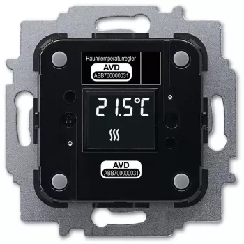 Siłownik ogrzewania Busch-Jaeger 6224/2.0, podtynkowy, 24 V, LCD, 71×71×30 mm