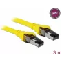 Kabel sieciowy DeLOCK 86583 Cat8.1 S/FTP 3m żółty