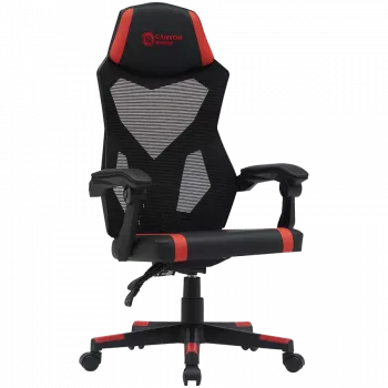 Canyon MCH01 - Flow - ergonomiczny fotel gamingowy - czarno-czerwony