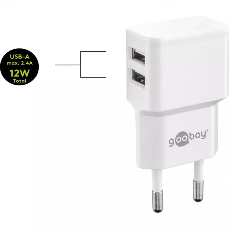 Goobay 44985 Kabel do telefonu komórkowego biały