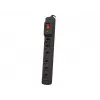 Listwa zasilająca ARMAC Multi M6 ochronnik przepięciowy, 6 gniazd, kabel 10 m, czarna