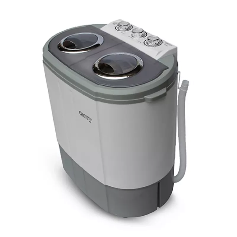 Pralka Camry Premium CR 8052, ładowanie od góry, 3 kg, szary, biały