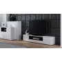 Cama stojak TV VIVA 180 biały/biały połysk + czarny