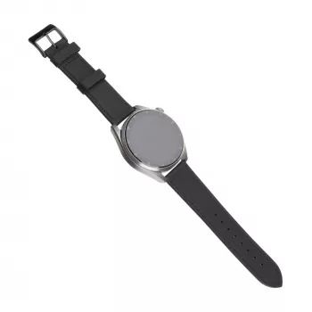 Skórzany pasek do zegarka FIXED FIXLST-22MM-BK — 22 mm szybkozłącze, czarny