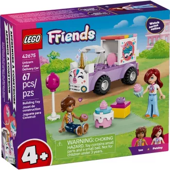 LEGO FRIENDS 42675 Samochód dostawczy z jednorożcem i tortem