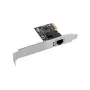 Wewnętrzna karta sieciowa Ethernet LANBERG PCE-1GB-201, PCI Express, 1× RJ-45 Gigabit (1000 Mbit/s), czarna