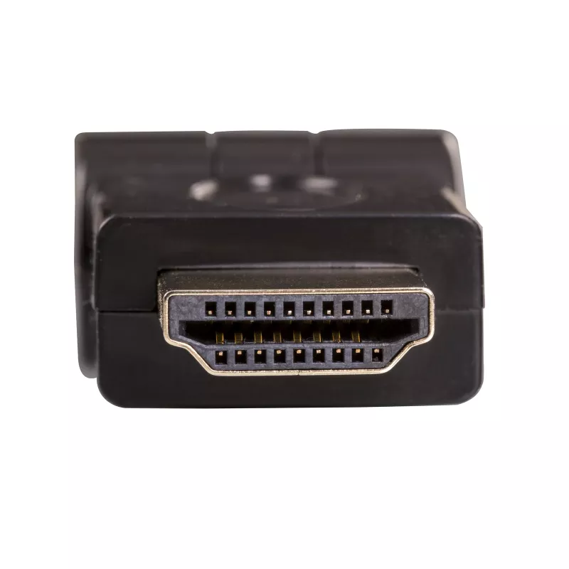 Akyga AK-AD-40 Adapter kątowy HDMI (M) do HDMI (F) 180° obrotowy, czarny