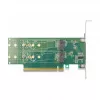 DeLOCK Karta PCI Express 4.0 x16 na 4 wewnętrzne NVMe M.2 Key M 110 mm