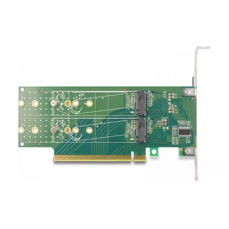 DeLOCK Karta PCI Express 4.0 x16 na 4 wewnętrzne NVMe M.2 Key M 110 mm