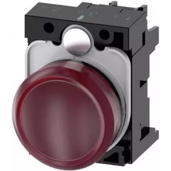 Lampka sygnalizacyjna Siemens płaska Czerwona 230 V/AC SIRIUS ACT 3SU1106-6AA20-1AA0 1 szt. (3SU1106-6AA20-1AA0)