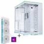 Lian Li O11 Dynamic EVO RGB PC-Enclosure Bundle + HydroShift II LCD-S 360TL AiO- Biały