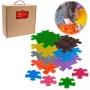 Sensoryczny zestaw mat ortopedycznych ASKATO 11-w-1 Średni — 11 elementów puzzle (Mfk-021-01)