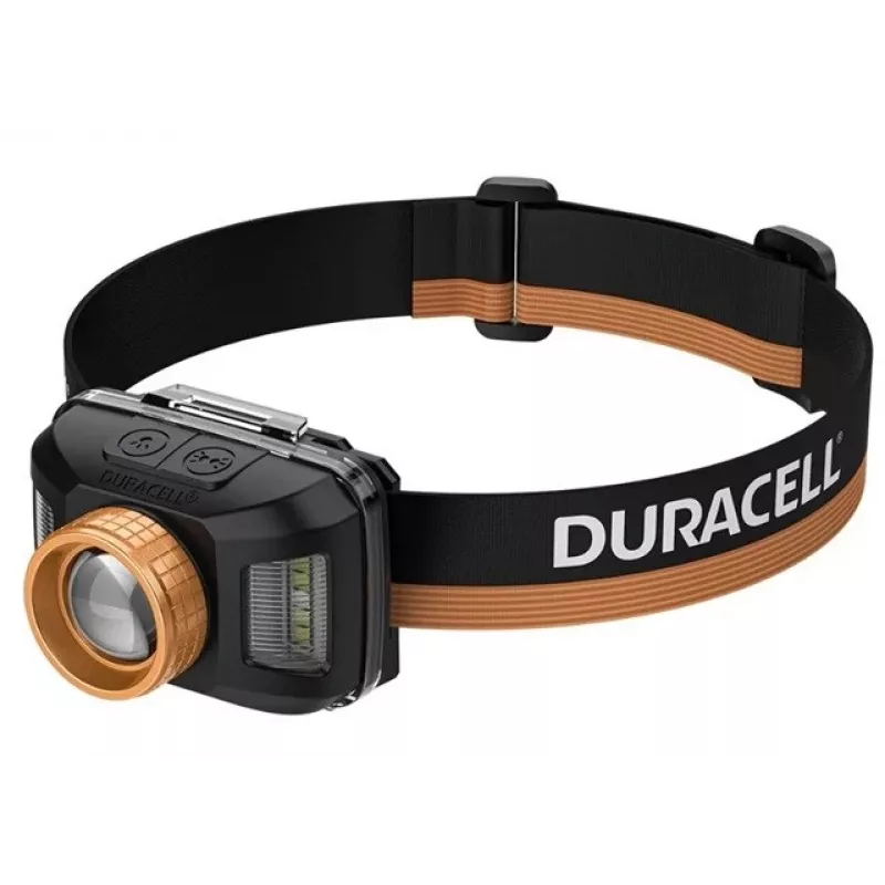 Duracell DH400 Headlamp czarny, pomarańczowy