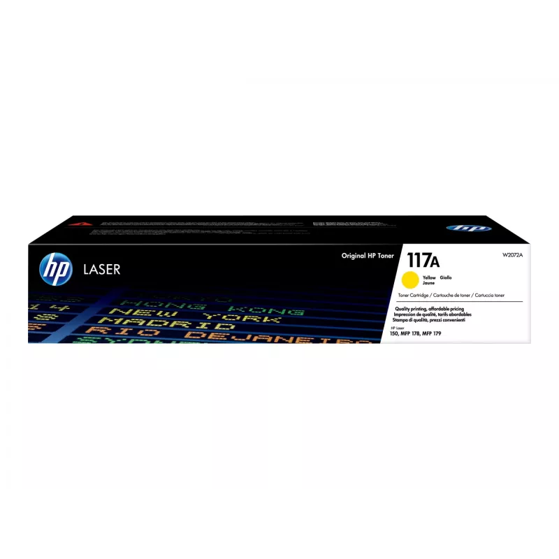 HP 117A żółty Oryginalny Laser kaseta z tonerem