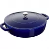 Casserole Staub Chistera 28 cm żeliwny ciemnoniebieski