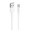 Kabel USB 2.0 na MICRO-B / 1M biały Ctiwf Vention