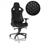 noblechairs EPIC skóra naturalna fotel gamingowy - Czarny