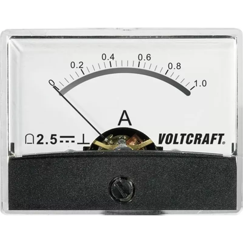 Voltcraft AM-60X46/1A/DC miernik instalacyjny AM-60X46/1A/DC 1 A miernik magnetoelektryczny (AM-60X46/1A/DC)