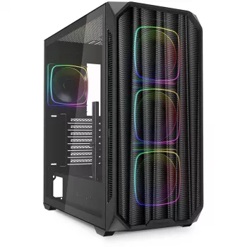 Sharkoon AK5M RGB Midi Tower Czarny