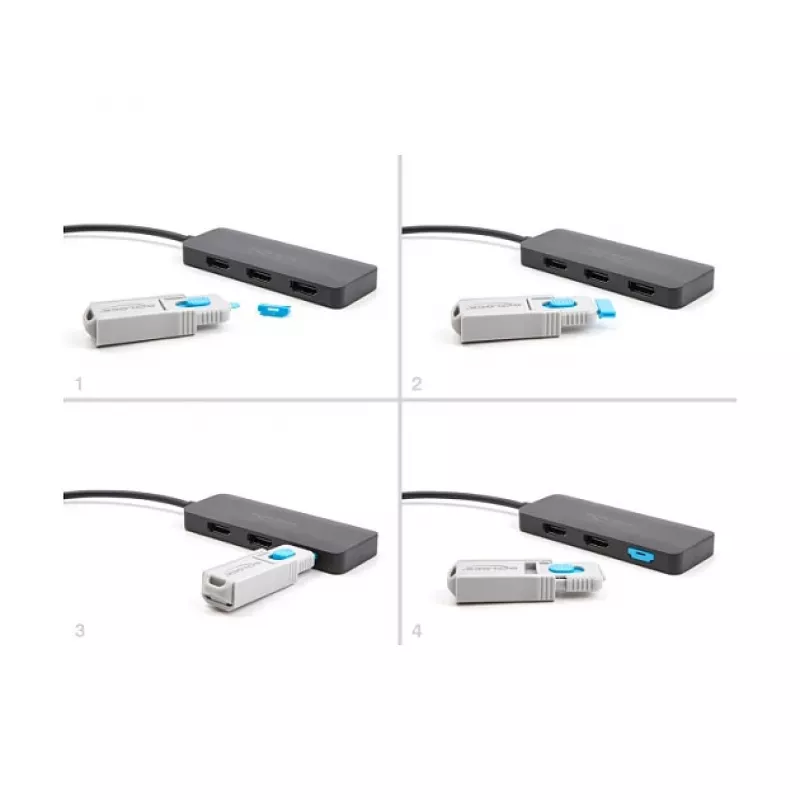 DeLOCK Port Blocker HDMI Female 10 Pack niebieski