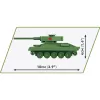 Zestaw konstrukcyjny Cobi czołg T-34-85 — 110 elementów, wiek 6+, zielony