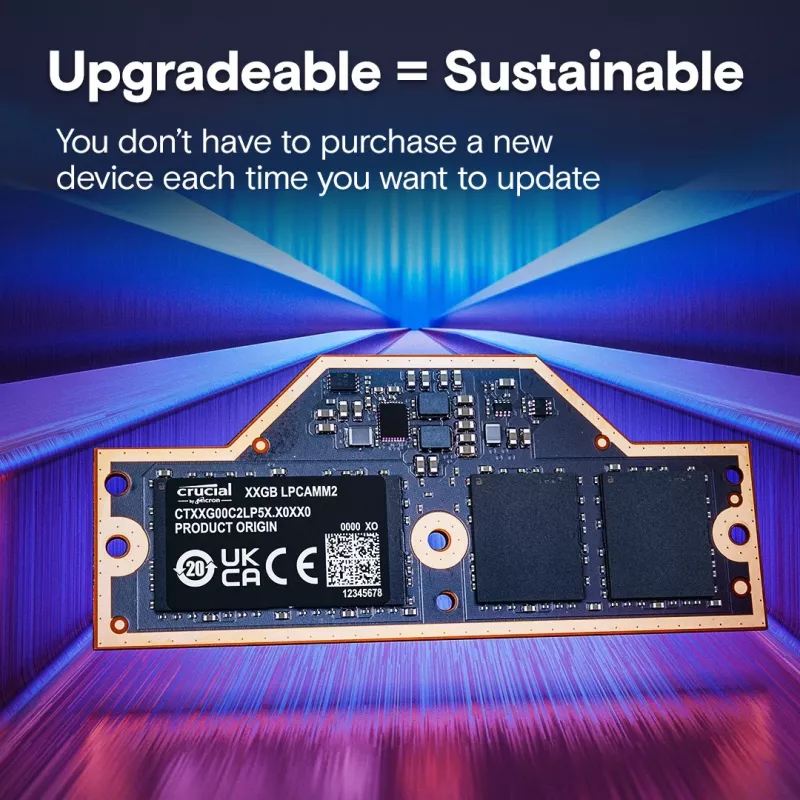 Moduł pamięci Crucial LPDDR5X 32 GB 7500 MT/s