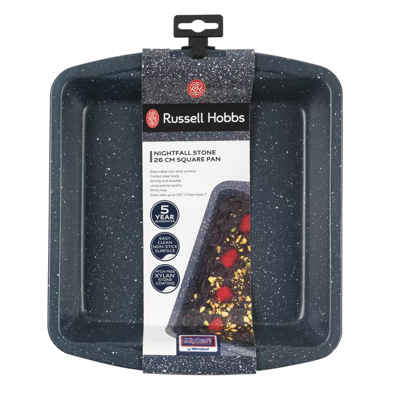 Kwadratowa patelnia Russell Hobbs RH00997EU73 26 cm z powłoką nieprzywierającą Stone