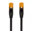 Kabel krosowy Ethernet QOLTEC UTP Cat6 10 m, 2×RJ45, czarny