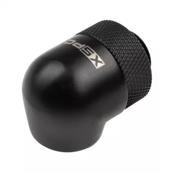 Adapter XSPC 90° G1/4 inch męski na G1/4 inch żeński, obrotowy, czarny