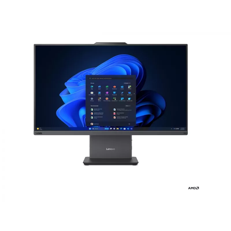 All-in-One PC Lenovo ThinkCentre neo 55a 24 Gen 6 Touch 23,8 cala FHD, AMD Ryzen 5 220, 16 GB RAM, 512 GB SSD, AMD Radeon 740M, Windows 11 Pro, klawiatura angielska, Luna szary, 3 lata gwarancji