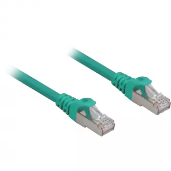 Kabel sieciowy Sharkoon Cat.6a SFTP RJ-45 Cat6a 0,25 m Zielony