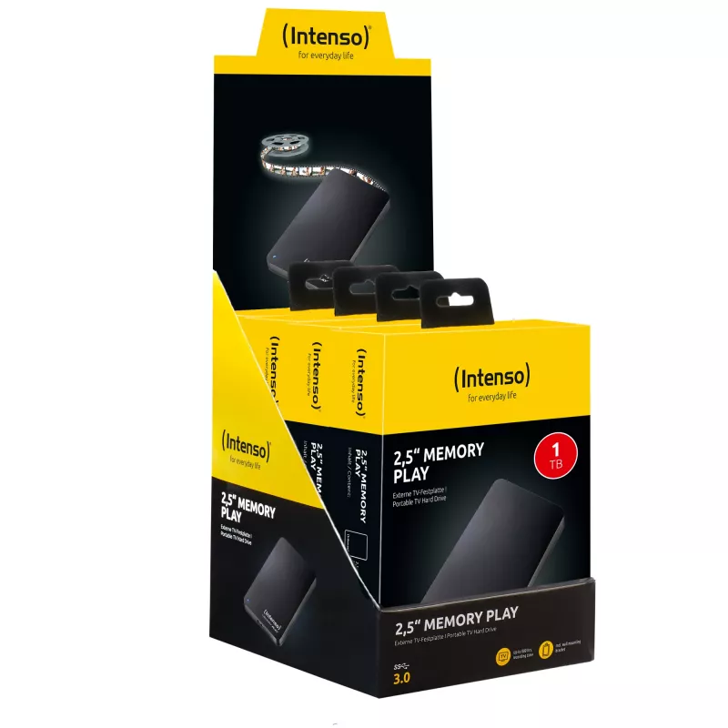 Zewnętrzny dysk twardy Intenso 1 TB USB 3.0 2,5 cala Memory Play