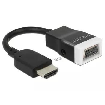 Adapter kabla wideo HDMI Typ A VGA D-Sub + 3,5 mm DeLOCK 65587