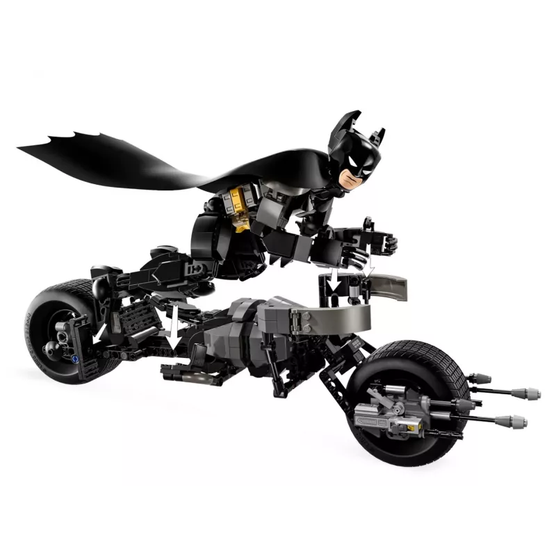LEGO® DC Batman™: Betmena konstruowana figurka i motocykl 76273