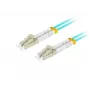 Kabel światłowodowy LANBERG FO-LULU-MD31-0030-TQ, OM3, LC–LC, 3 m, aqua