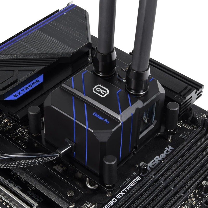 Płyn chłodzący Alphacool Eisbaer Pro Aurora Acrylic miedź Nickel 1/4 cala