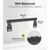 Stały uchwyt ścienny do telewizora WENTRONIC Goobay Ultraslim 70822 XL czarny do płaskich ekranów