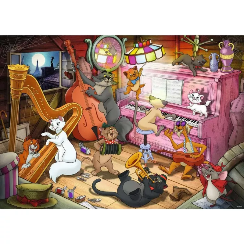 Puzzle Disney Collector's Edition - Aristocats (1000 elementów)