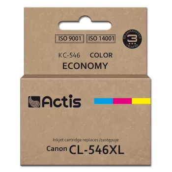 Tusz Actis KC-546 (zamiennik Canon CL-546XL; Supreme; 15 ml; 180 stron; magenta, cyjan, żółty).