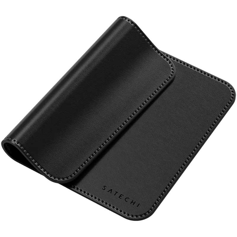 Satechi Premium mysz Pad - Podkładka pod mysz ze skóry wegańskiej (Czarna)